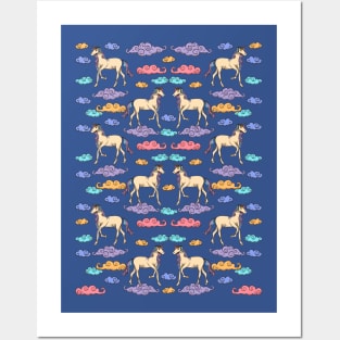 A Unicorn Pattern #2 Posters and Art